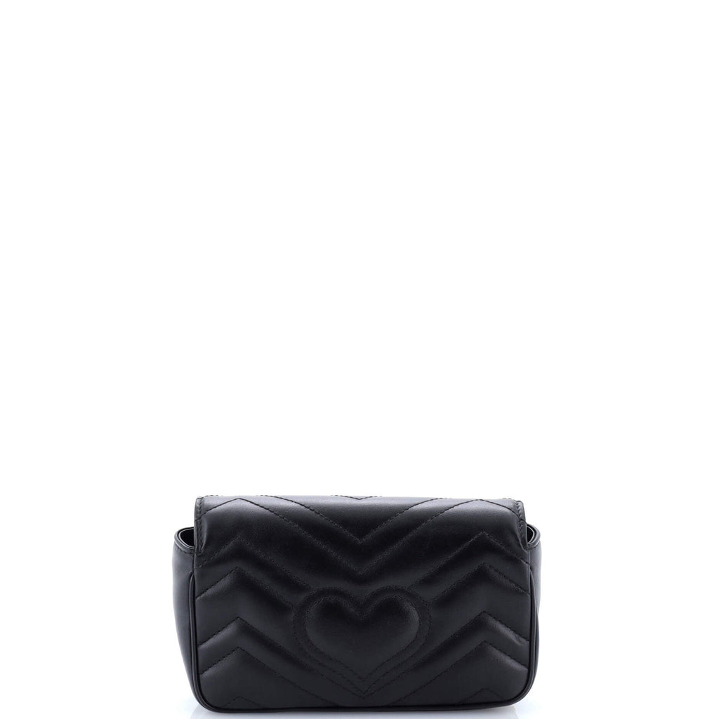 GG Marmont Flap Bag Matelasse Leather Super Mini