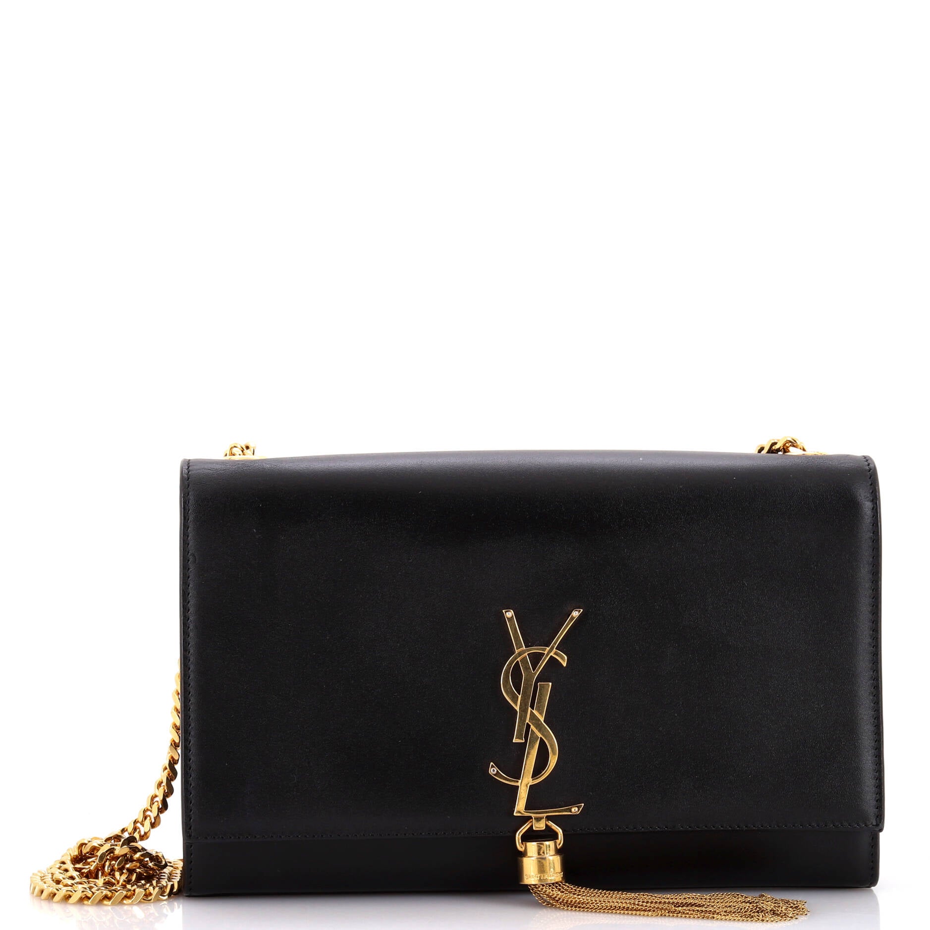 Classic Monogram Tassel Crossbody Bag Leather Medium