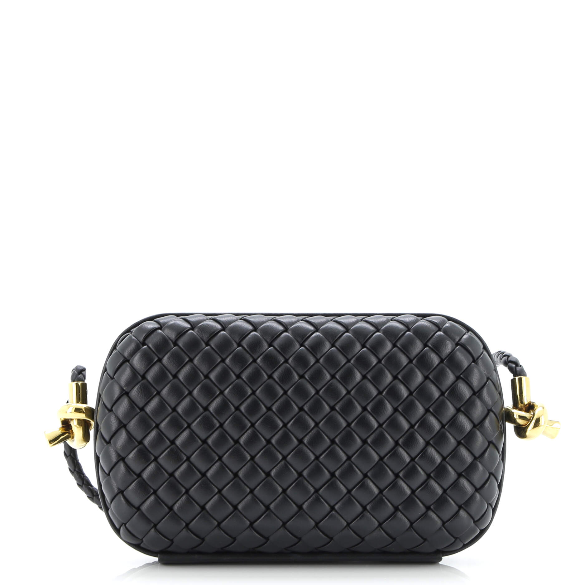 Knot Minaudiere on Strap Intrecciato Leather