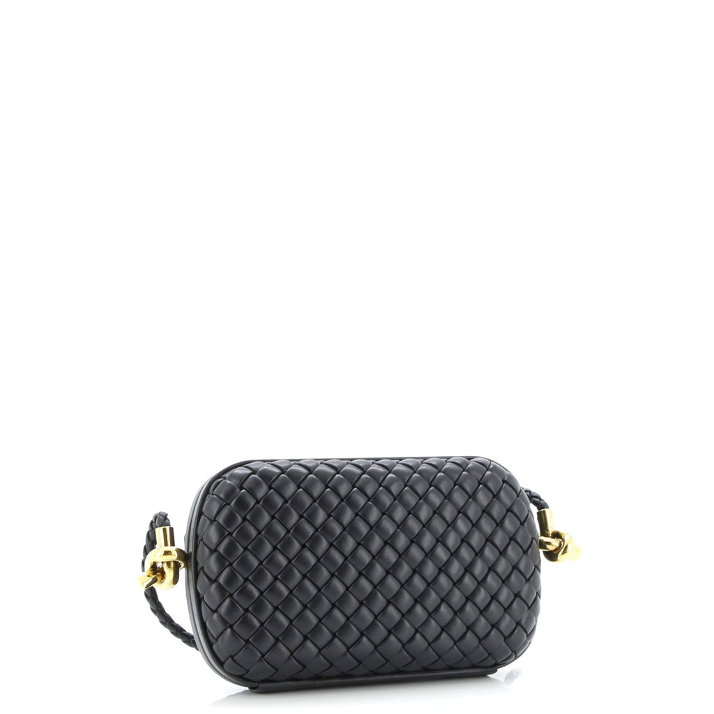 Knot Minaudiere on Strap Intrecciato Leather