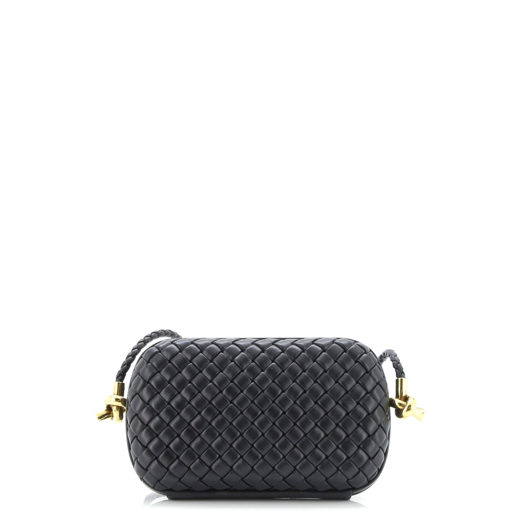 Knot Minaudiere on Strap Intrecciato Leather