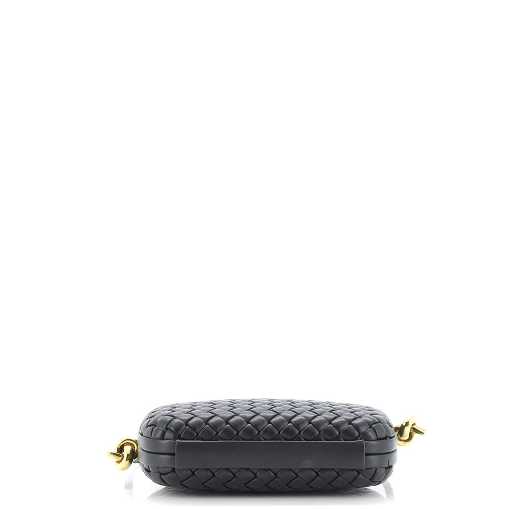 Knot Minaudiere on Strap Intrecciato Leather