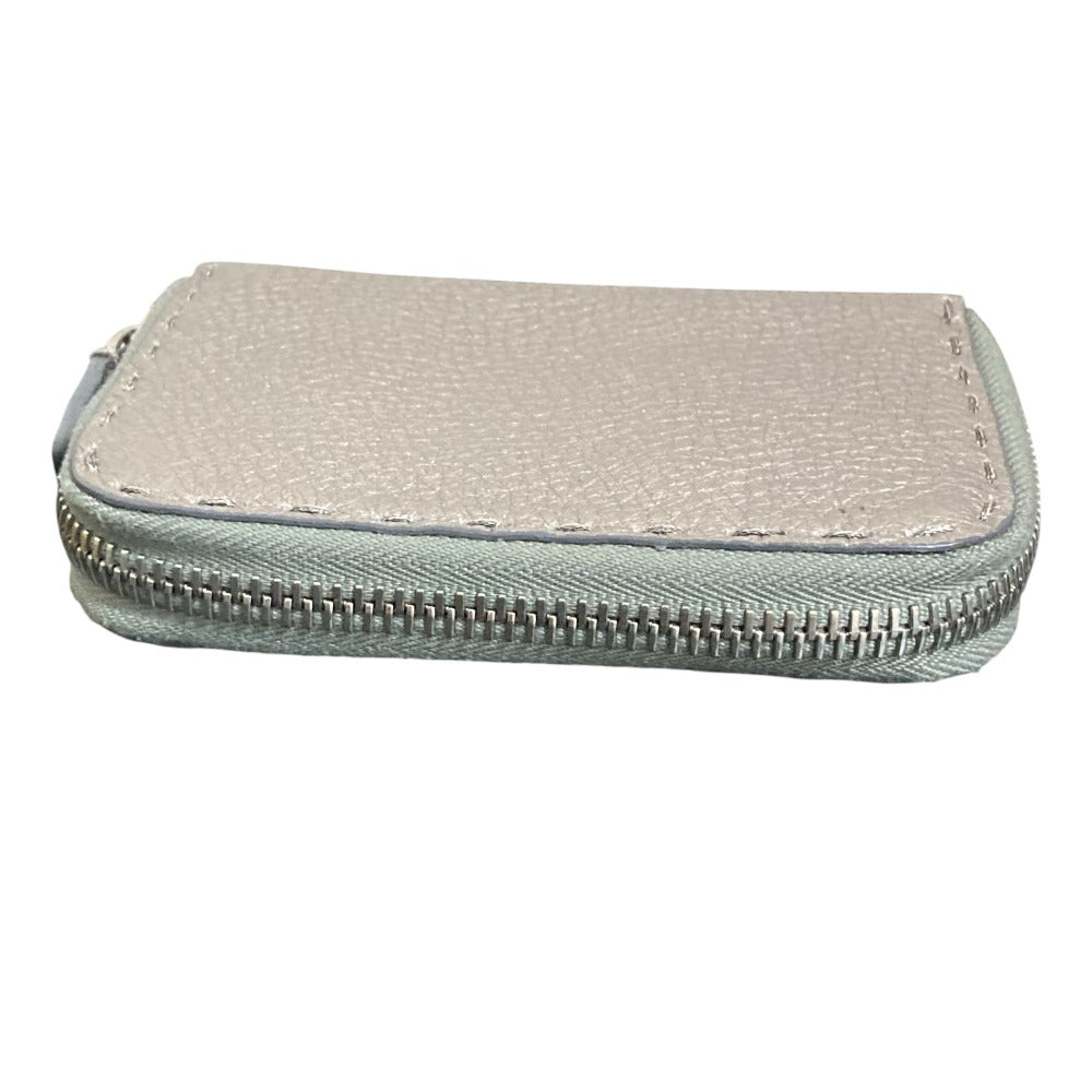 Fendi Selleria Leather Compact Wallet