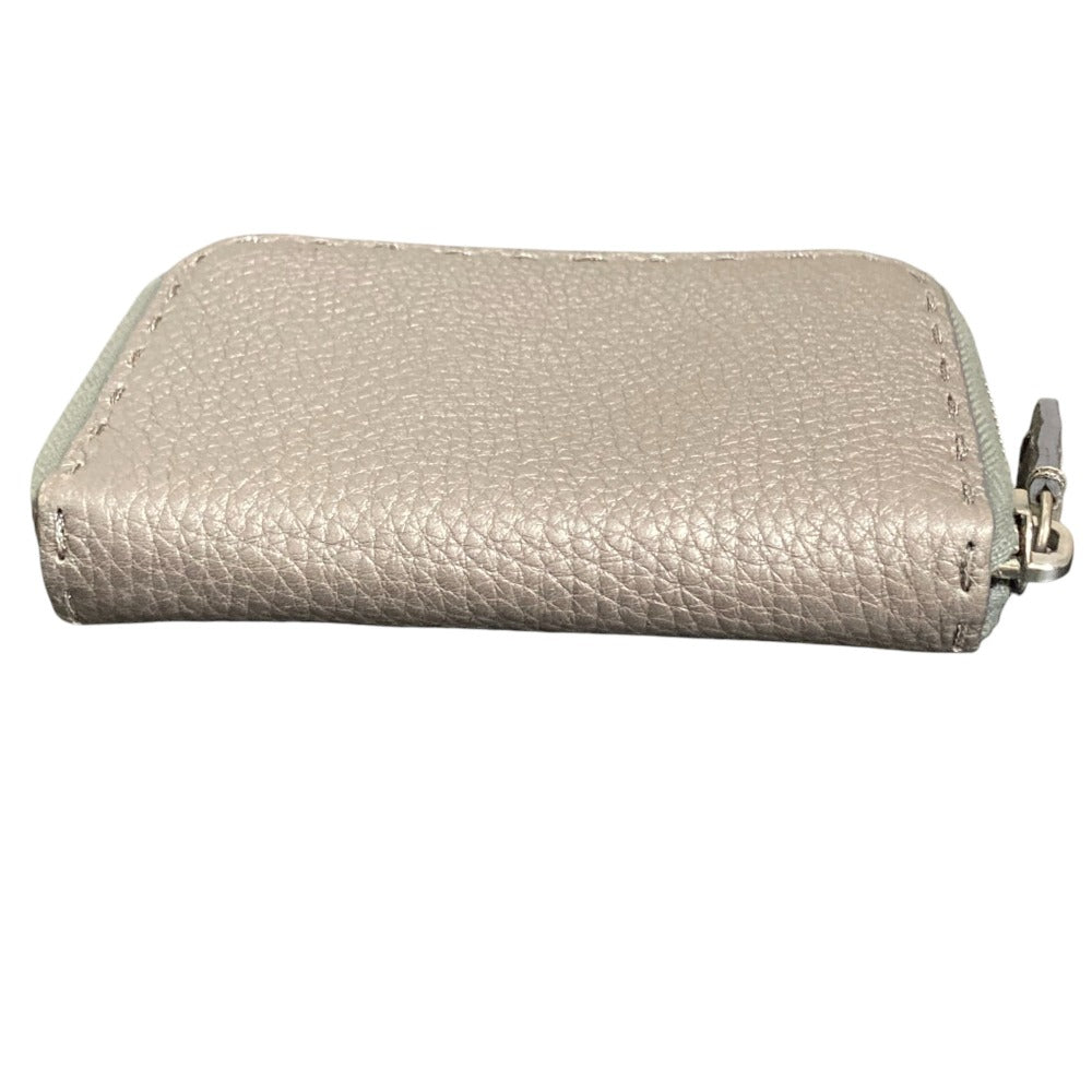 Fendi Selleria Leather Compact Wallet