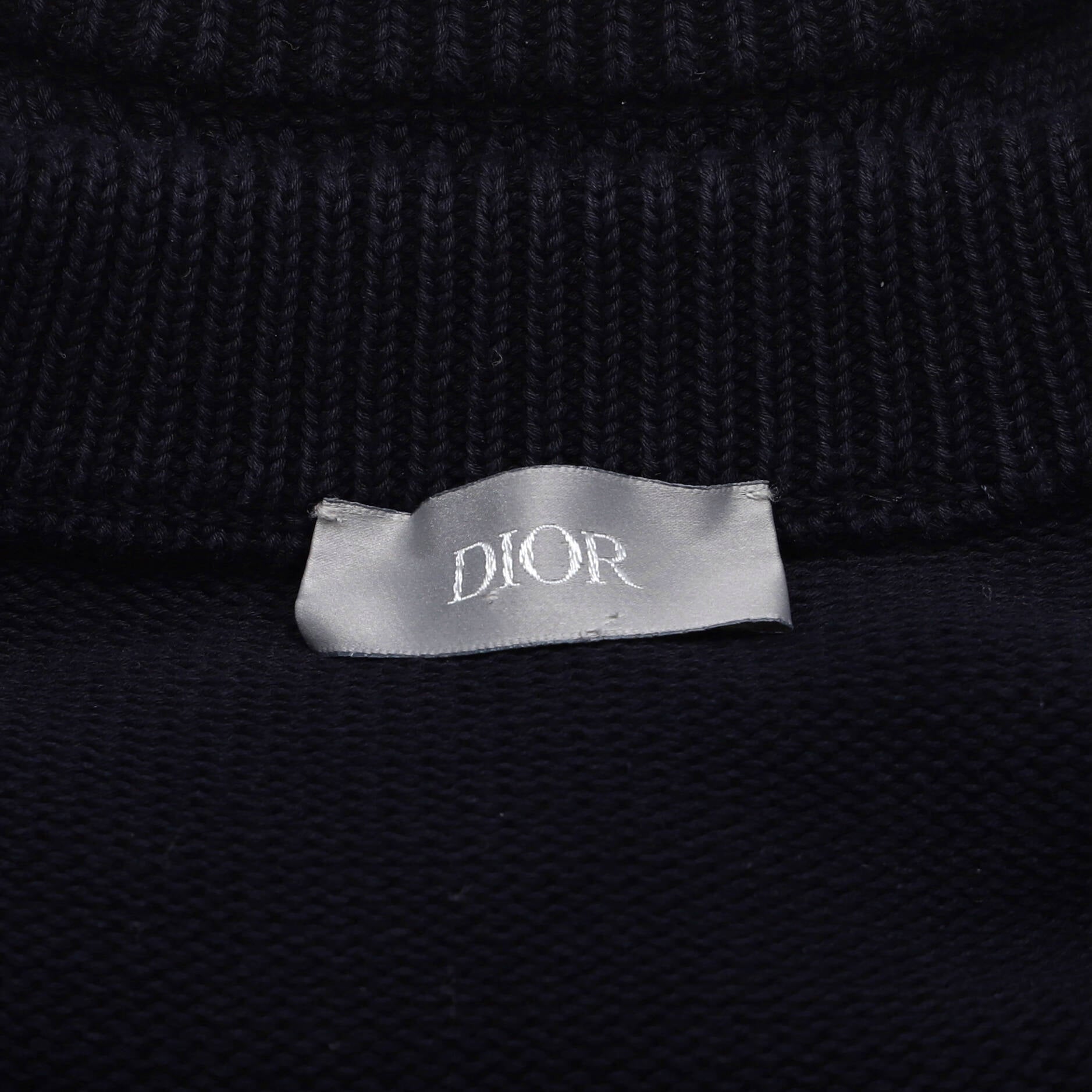 Men's Oblique Trim Crewneck Sweater Cotton