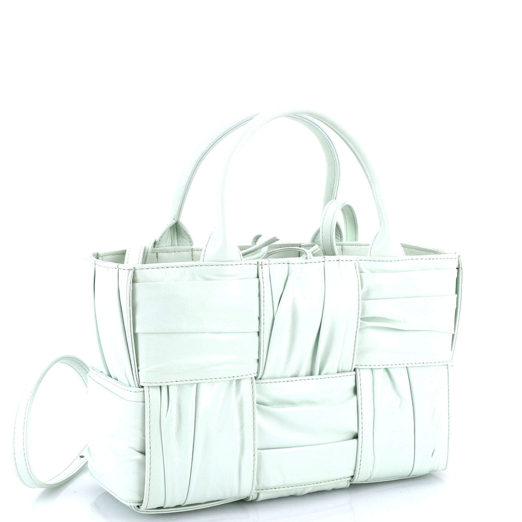 Arco Tote Maxi Intrecciato Plisse Leather Mini