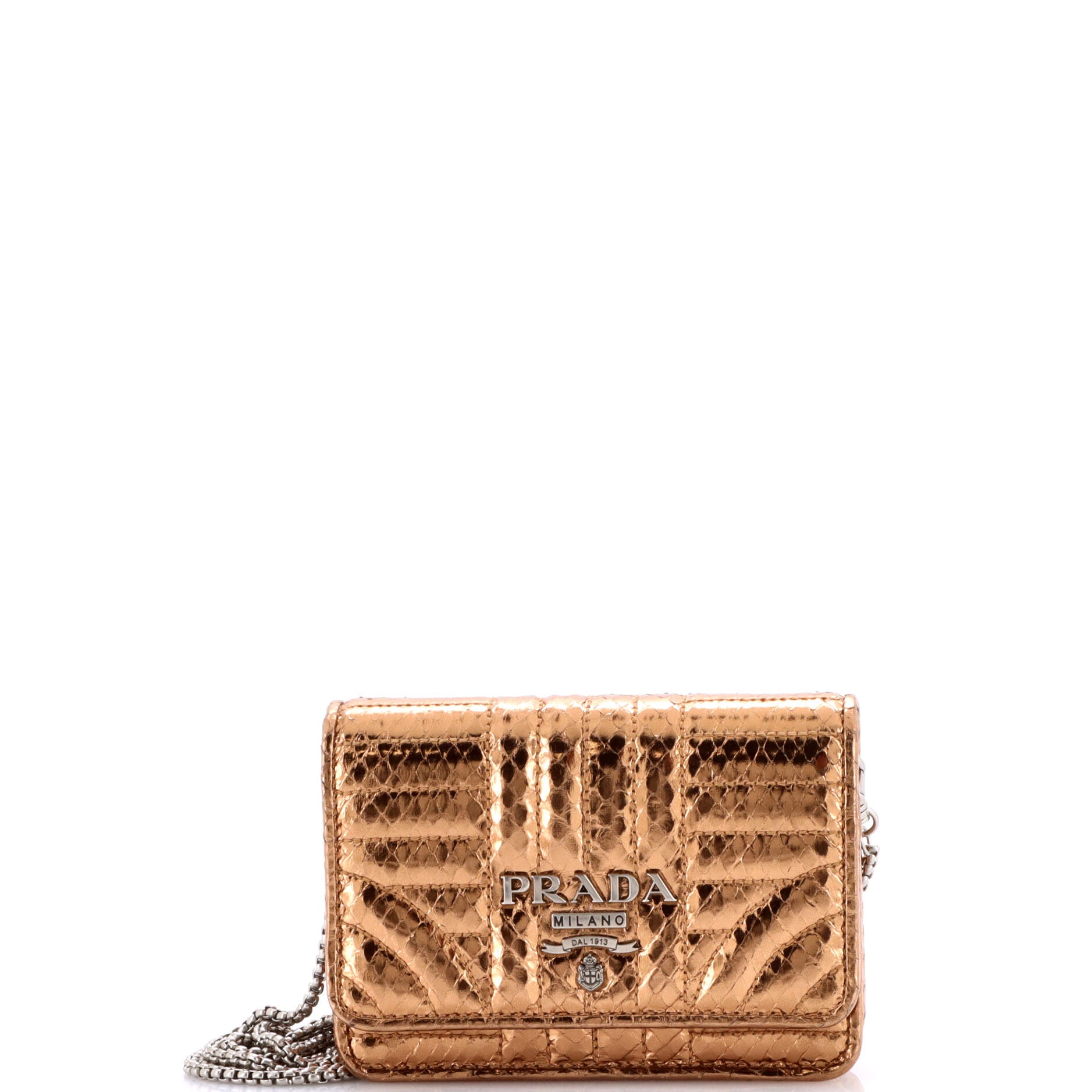 Wallet on Chain Diagramme Quilted Ayers Mini