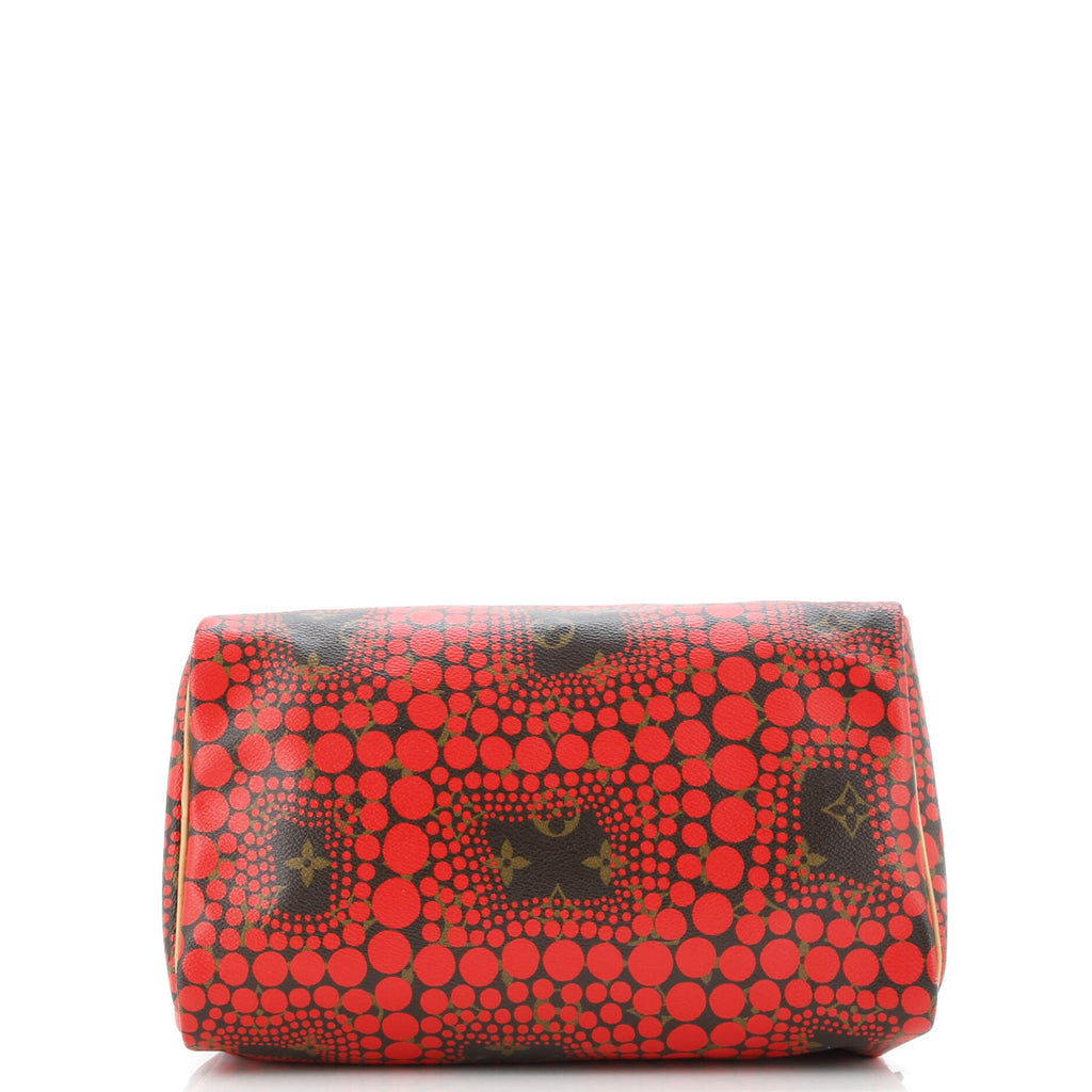 Speedy Handbag Limited Edition Kusama Town Monogram Canvas 30
