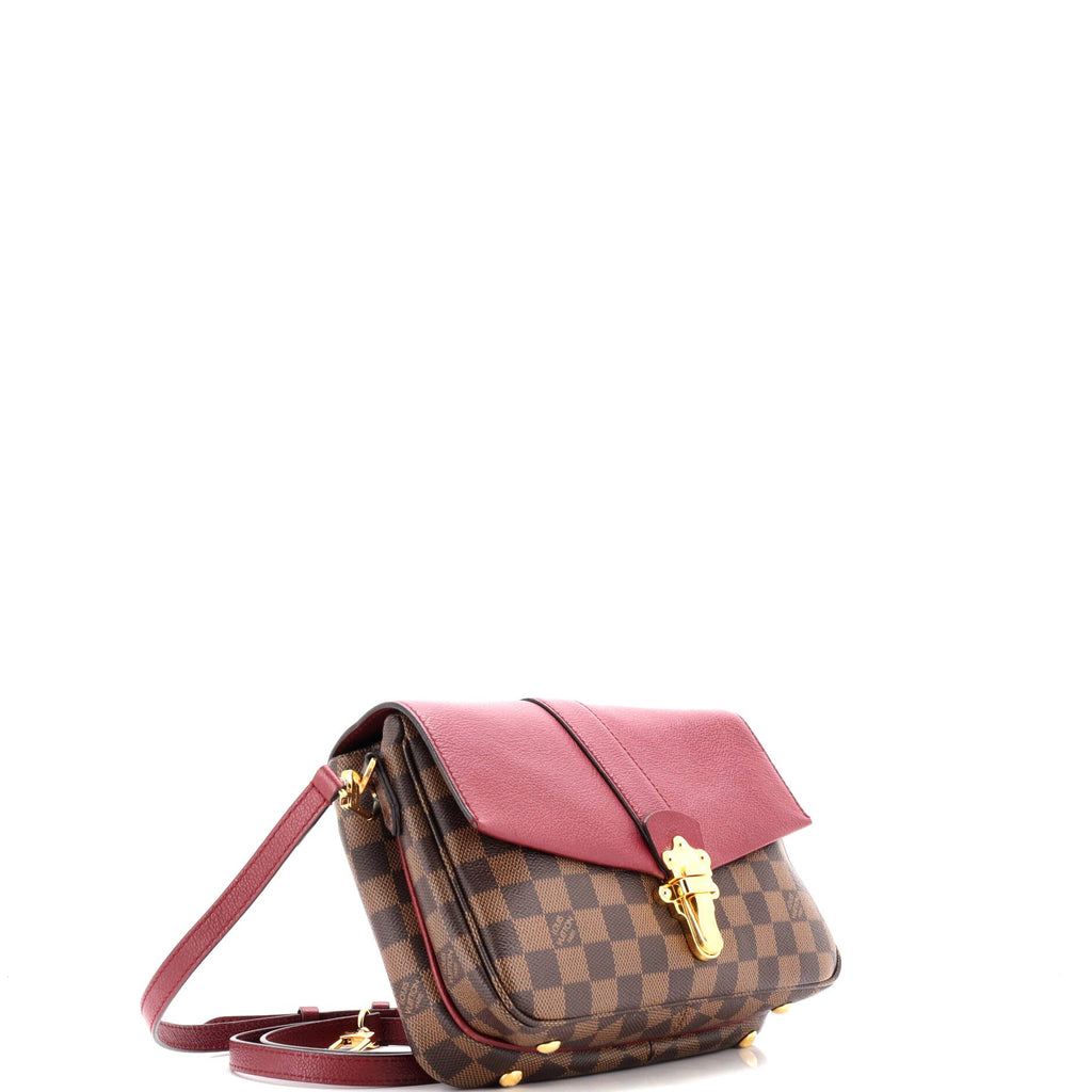 Clapton Handbag Damier and Leather PM