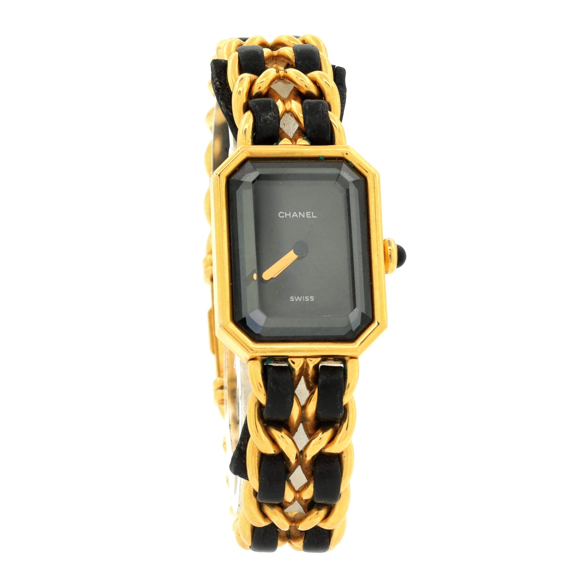 Premiere Rock Quartz Watch Plated Metal and Leather 20