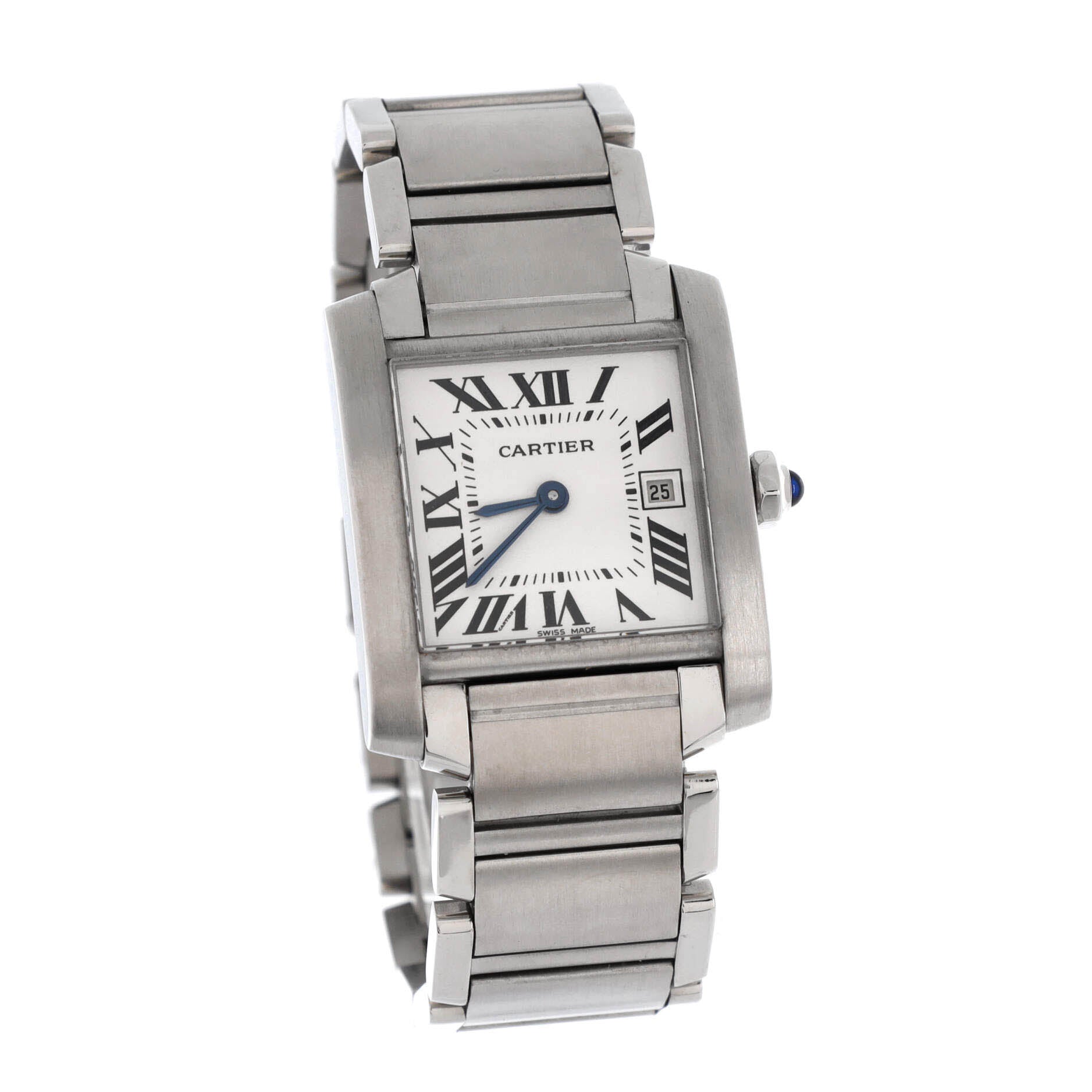 Tank Francaise Quartz Watch Stainless Steel 25