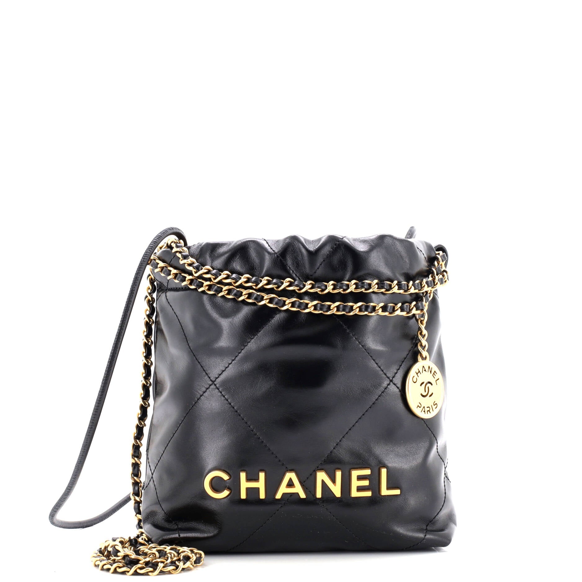 22 Chain Hobo Quilted Calfskin Mini
