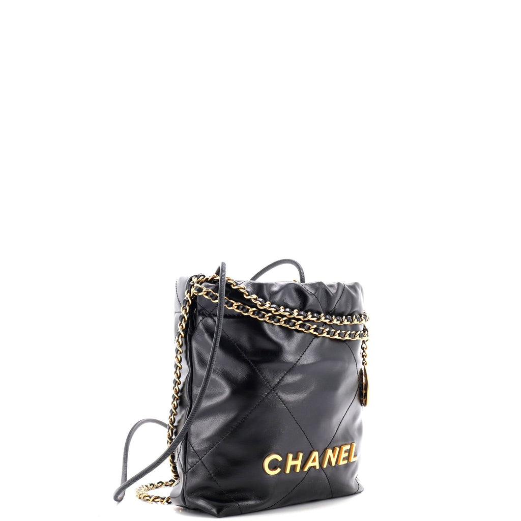 22 Chain Hobo Quilted Calfskin Mini