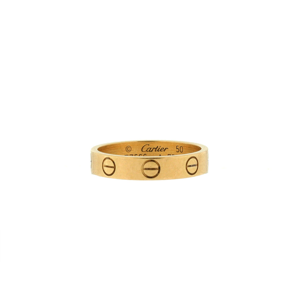 Love Band Ring 18K Yellow Gold