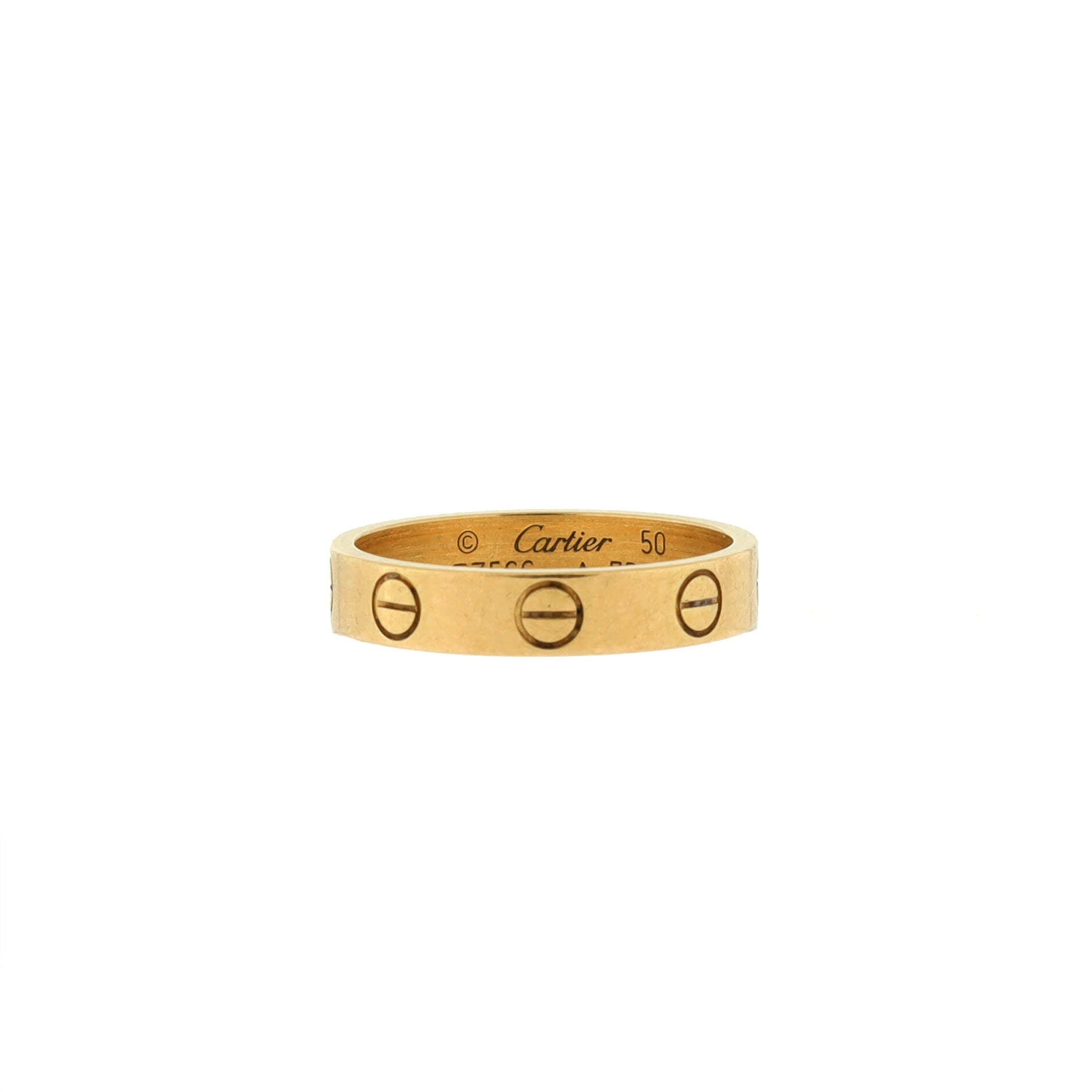Love Band Ring 18K Yellow Gold