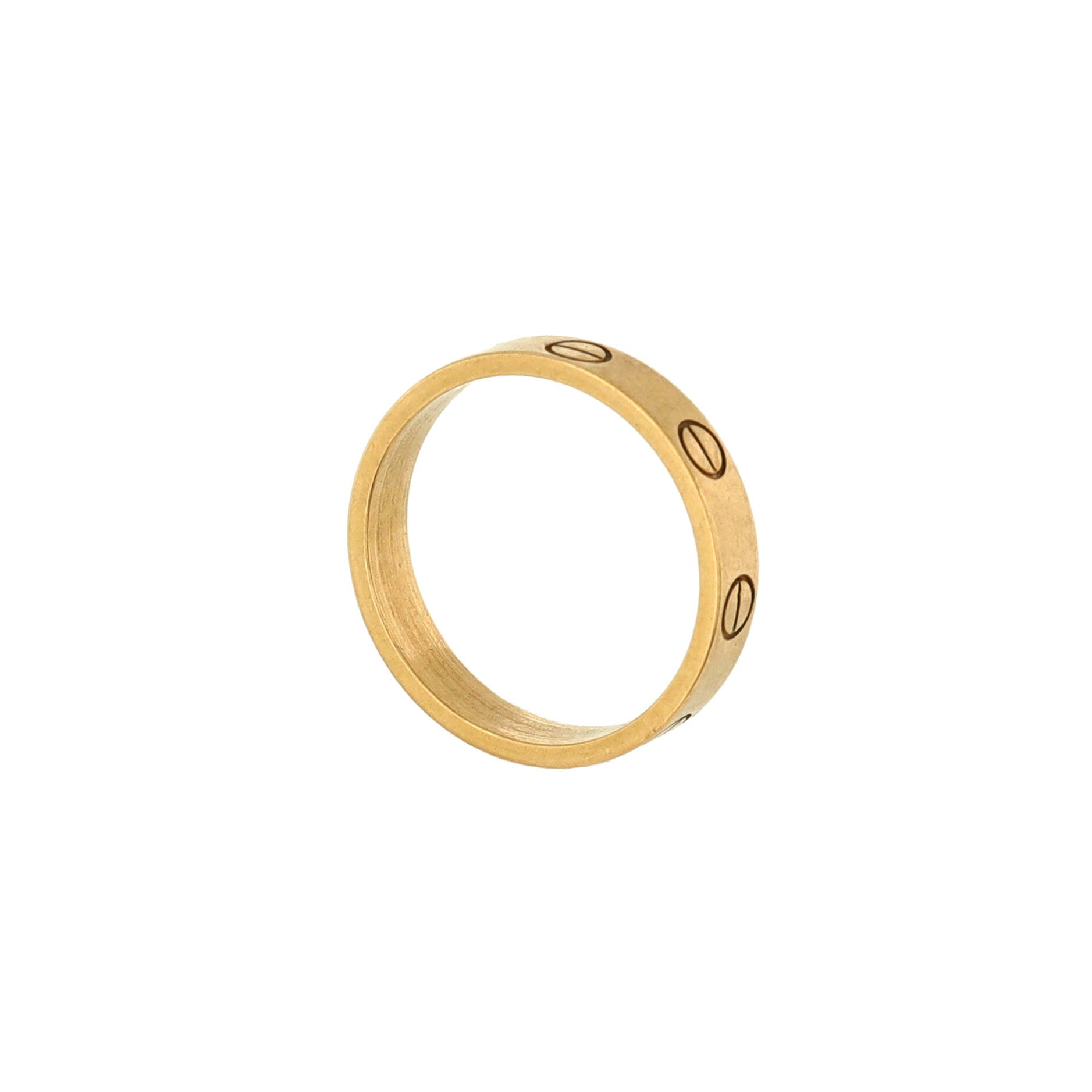 Love Band Ring 18K Yellow Gold