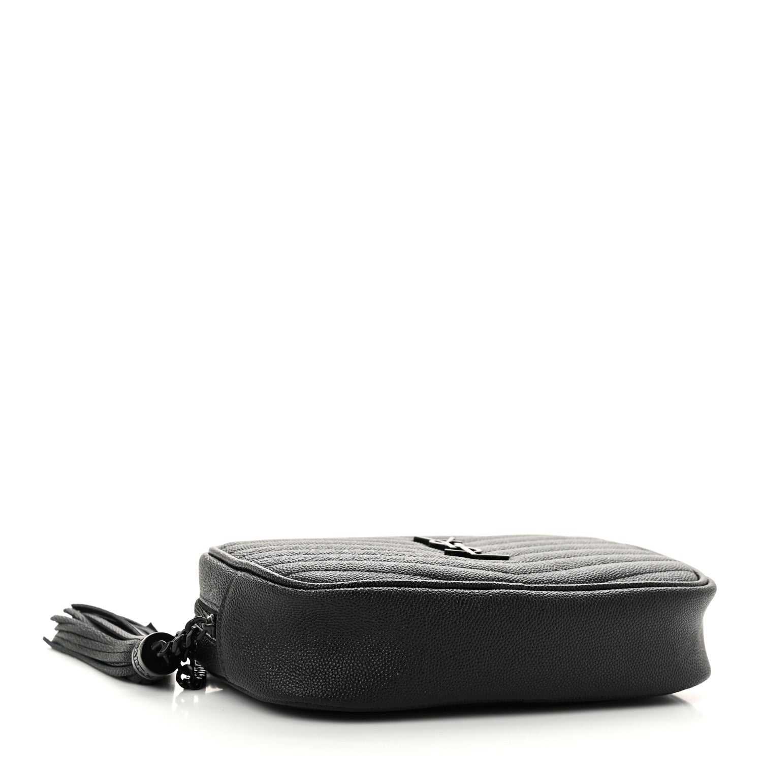 Grain De Poudre Matelasse Monochrome Monogram Mini Lou Camera Bag Black