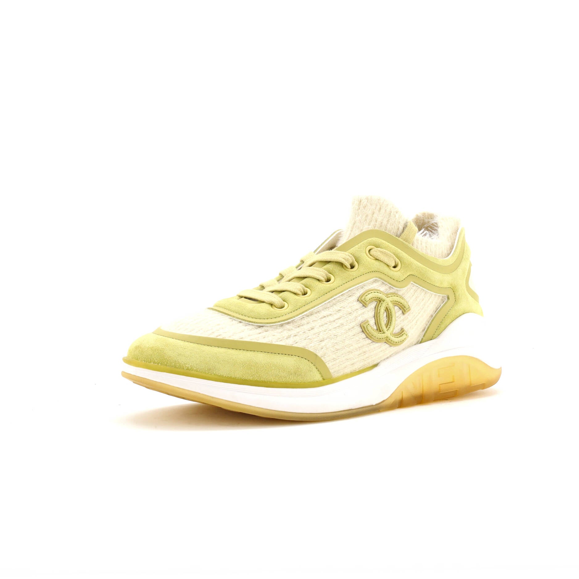 Women's CC Sneakers Stretch Fabric and Suede