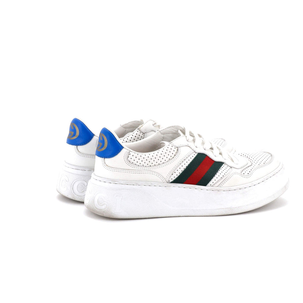 Chunky B Web Sneakers Perforated Leather