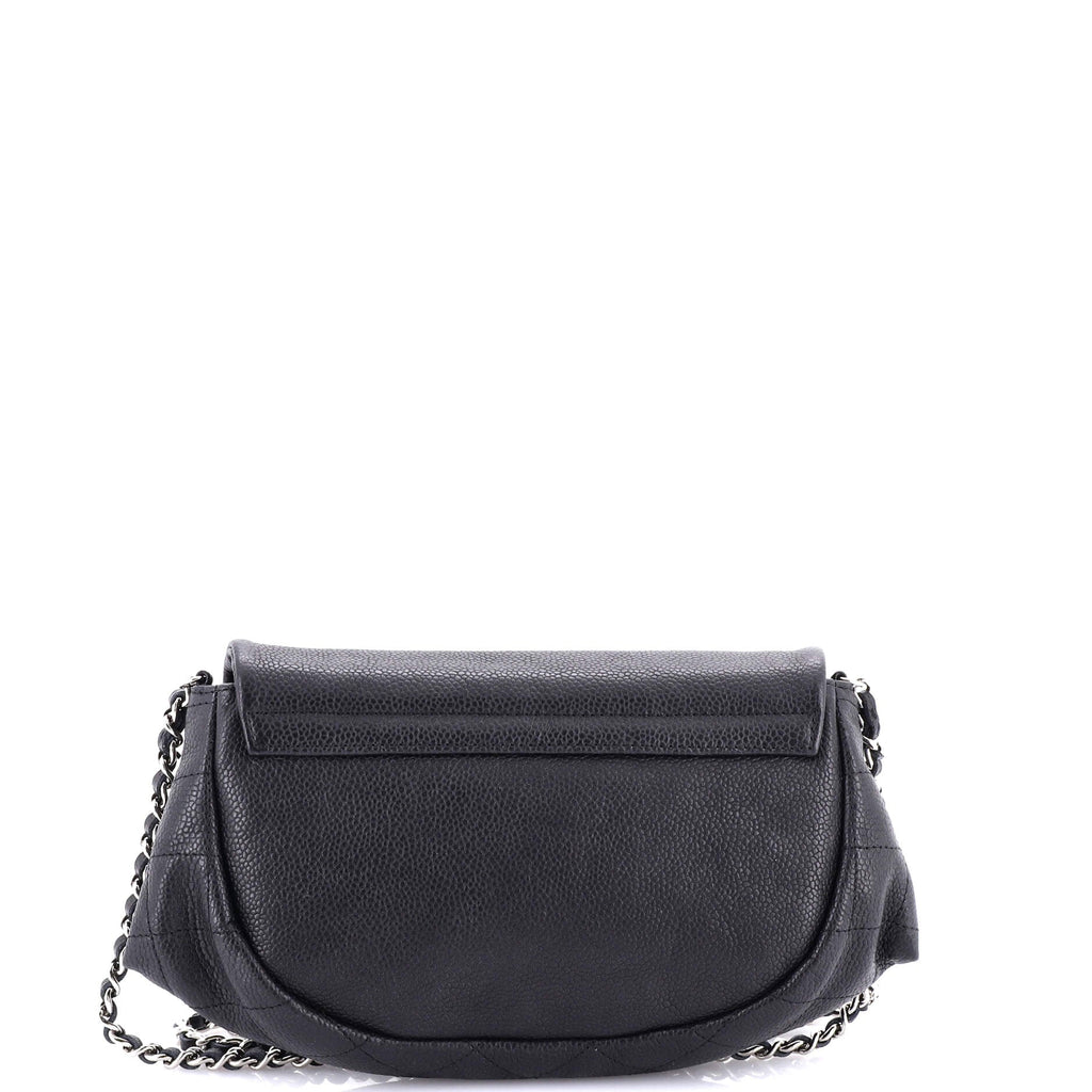 Half Moon Wallet on Chain Caviar
