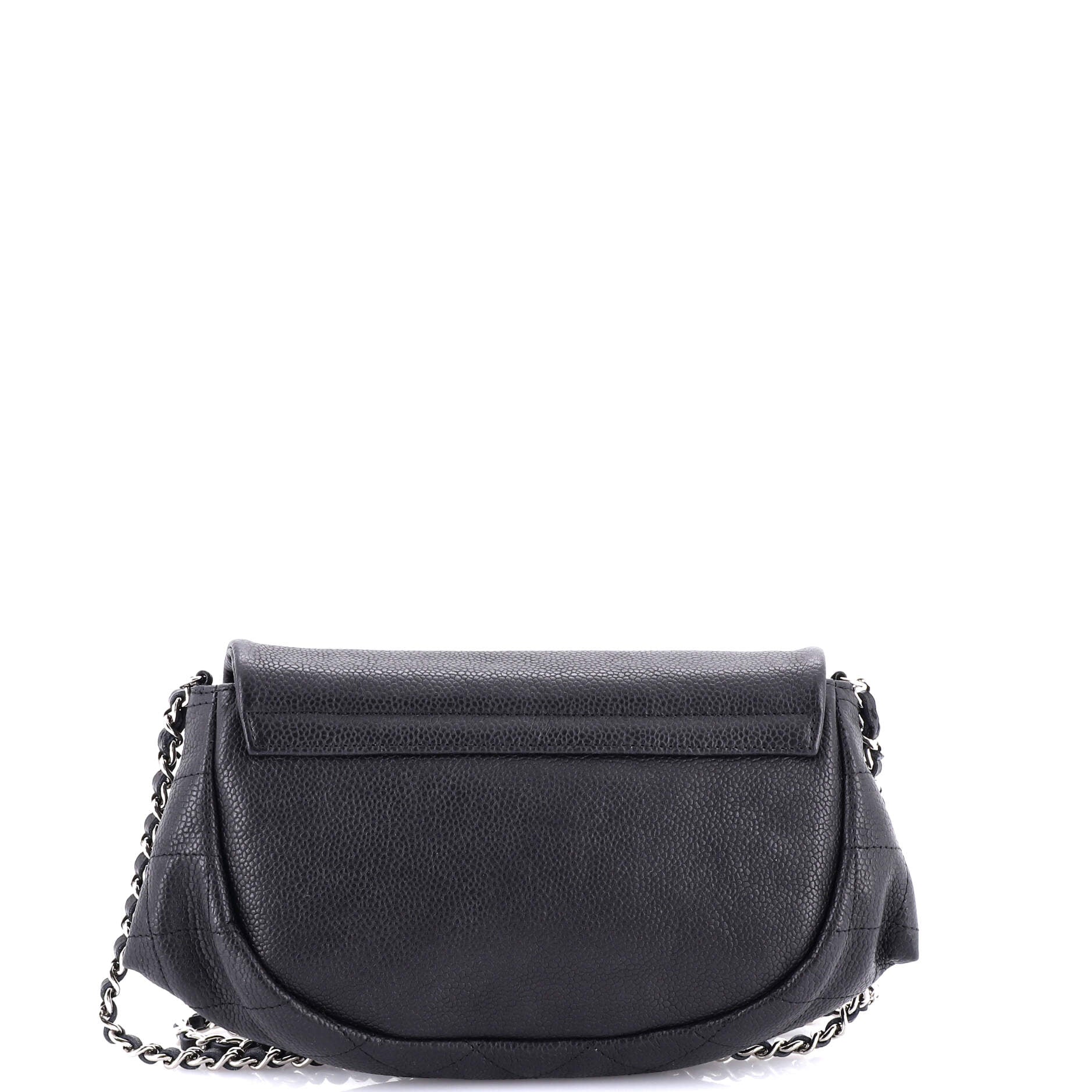Half Moon Wallet on Chain Caviar