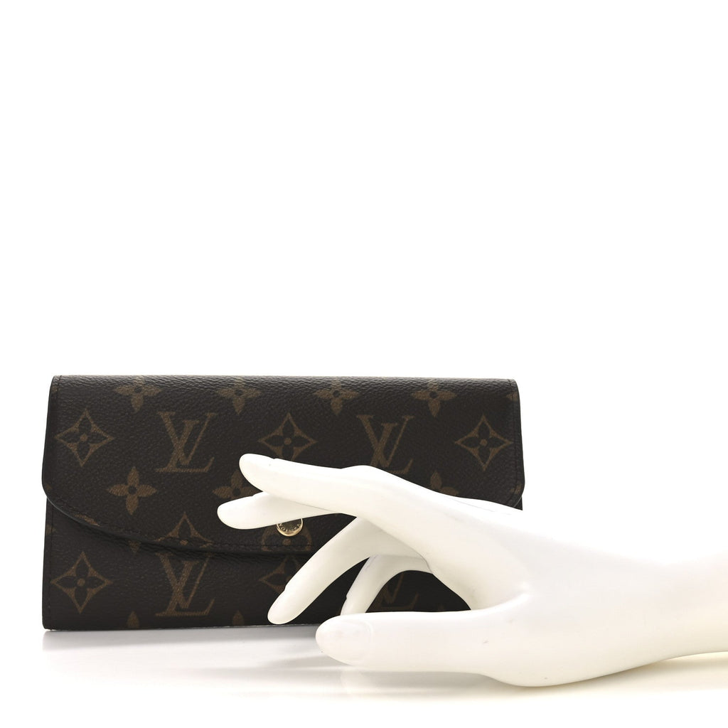 Monogram Emilie Wallet Rose Ballerine