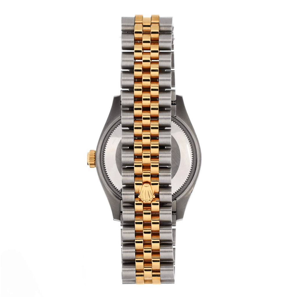 Oyster Perpetual Datejust Automatic Watch Stainless Steel and Yellow Gold with Diamond Markers 31