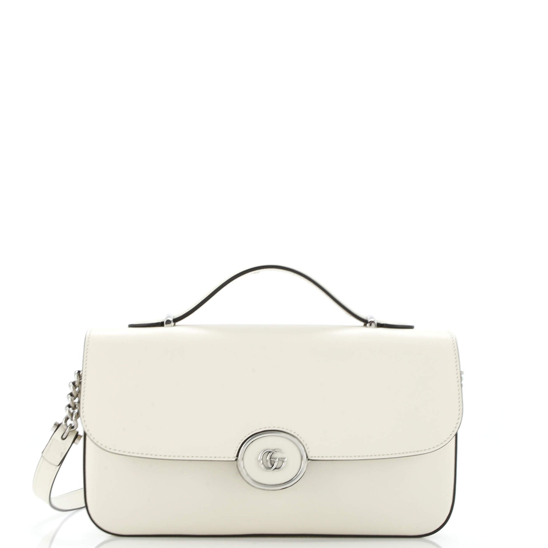 Petite GG Flap Shoulder Bag Leather Small