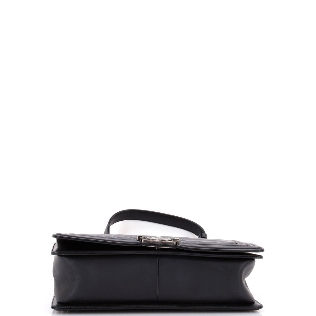 Boy Flap Bag Chevron Lambskin Old Medium