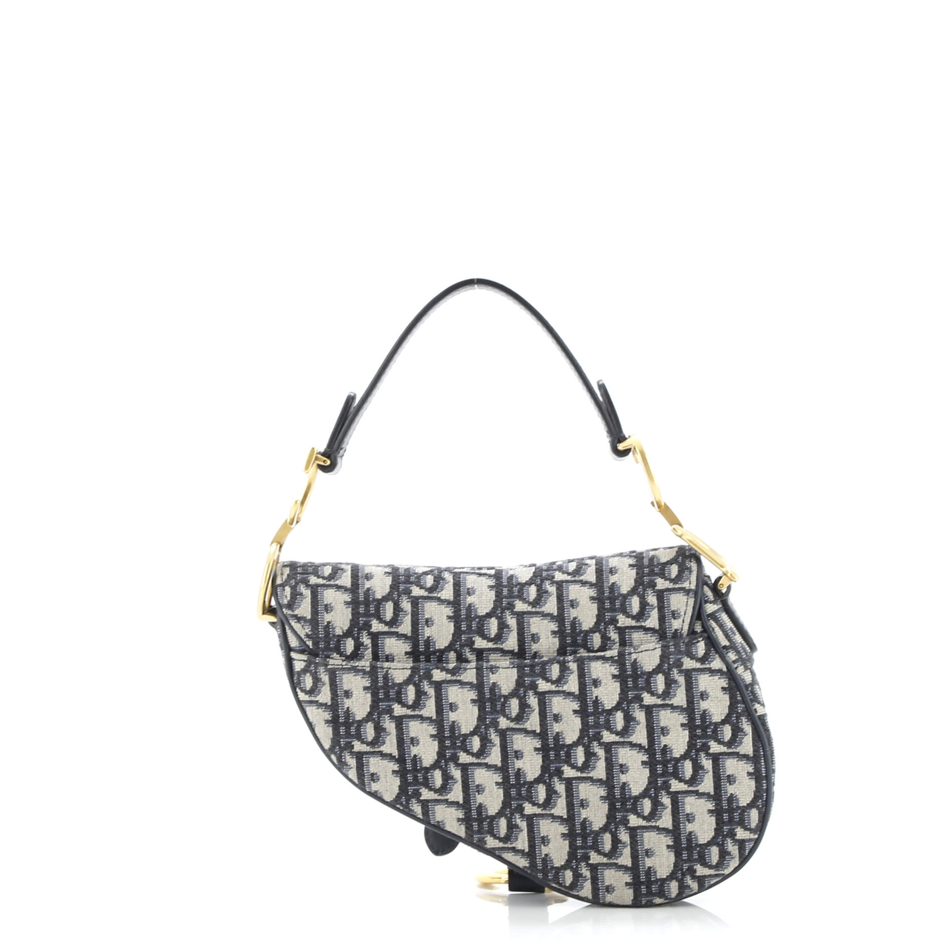 Saddle Handbag Oblique Canvas Mini