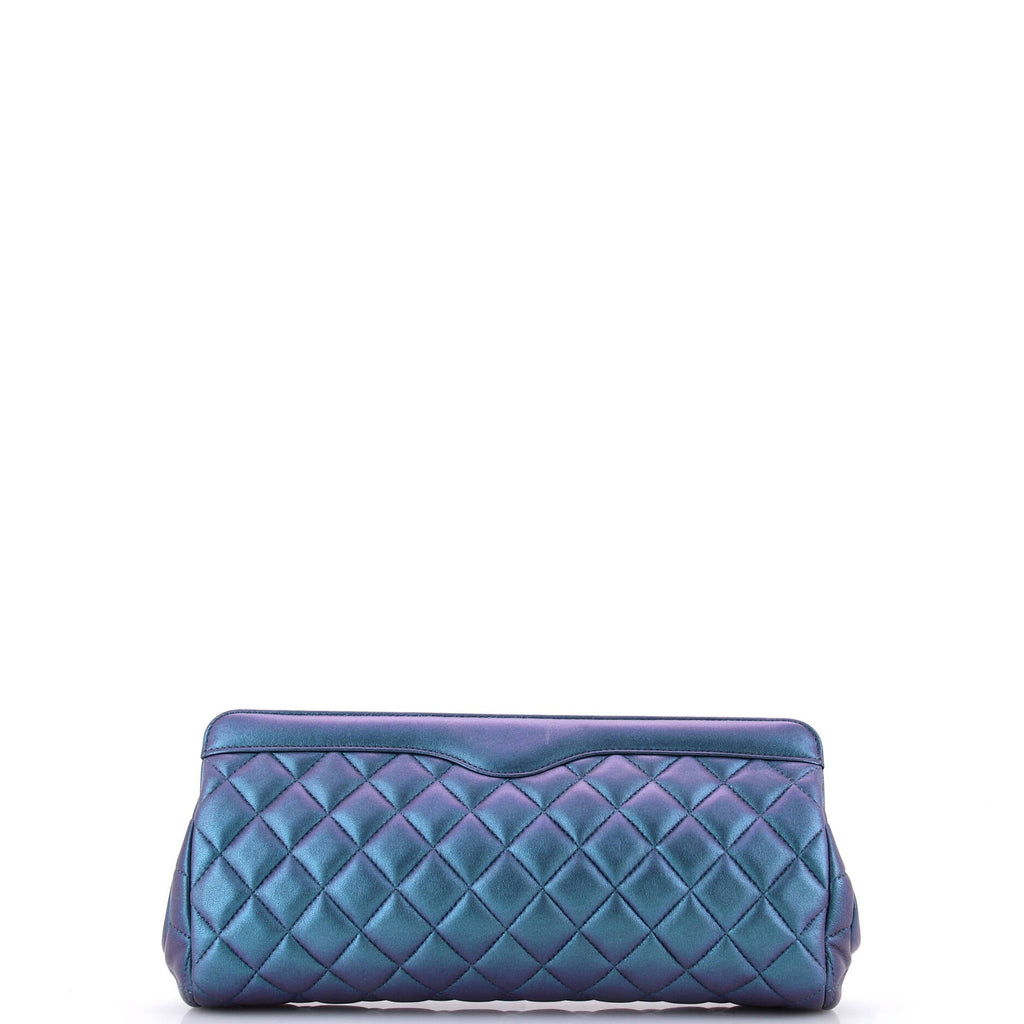 CC Frame Clutch Quilted Lambskin Medium