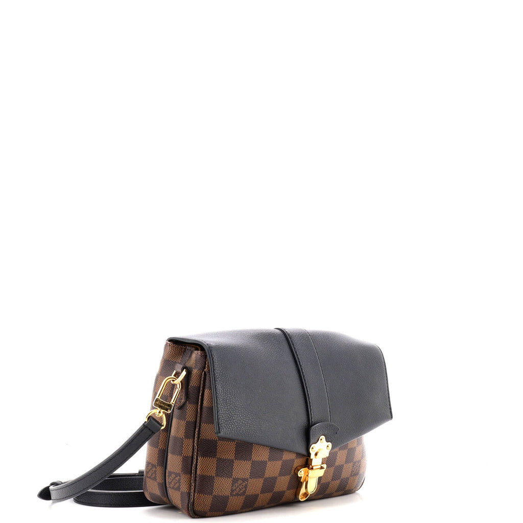 Clapton Handbag Damier and Leather PM