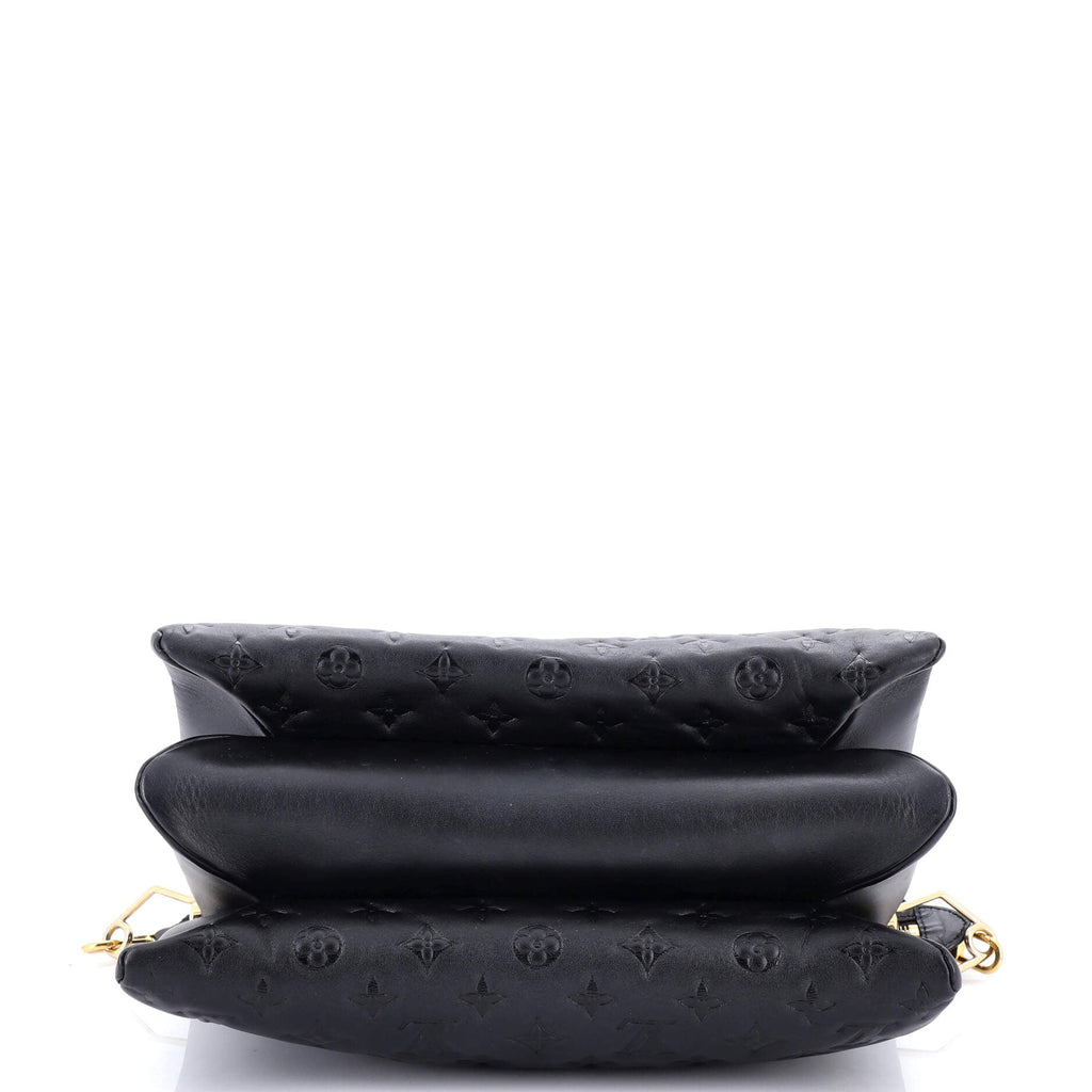 Coussin Bag Monogram Embossed Lambskin MM