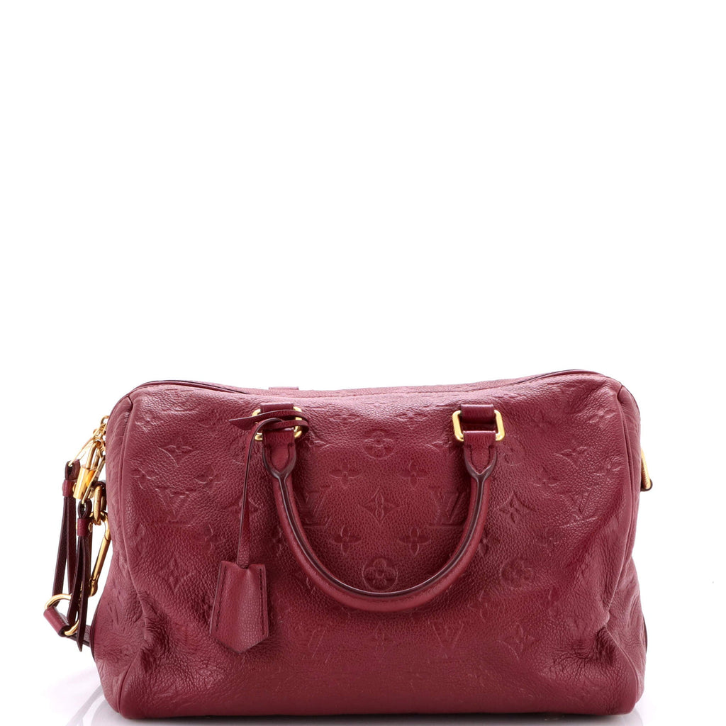 Speedy Bandouliere Bag Monogram Empreinte Leather 30