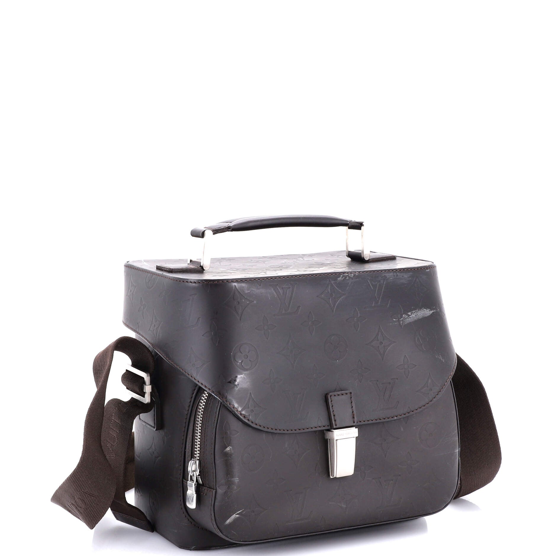 Charly Camera Bag Monogram Glace Leather