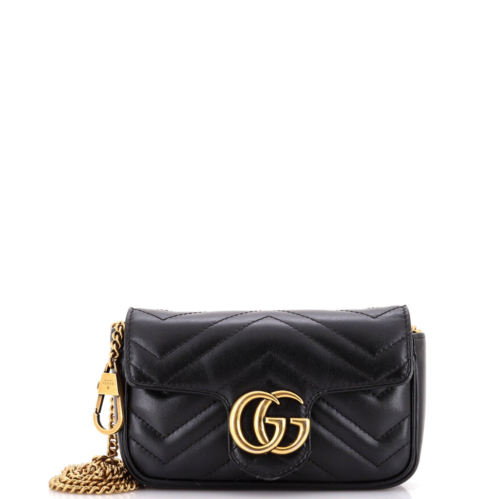 GG Marmont Flap Bag Matelasse Leather Super Mini
