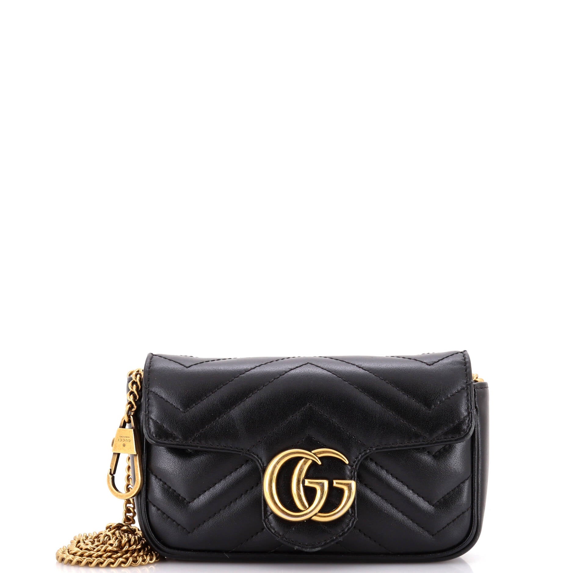 GG Marmont Flap Bag Matelasse Leather Super Mini