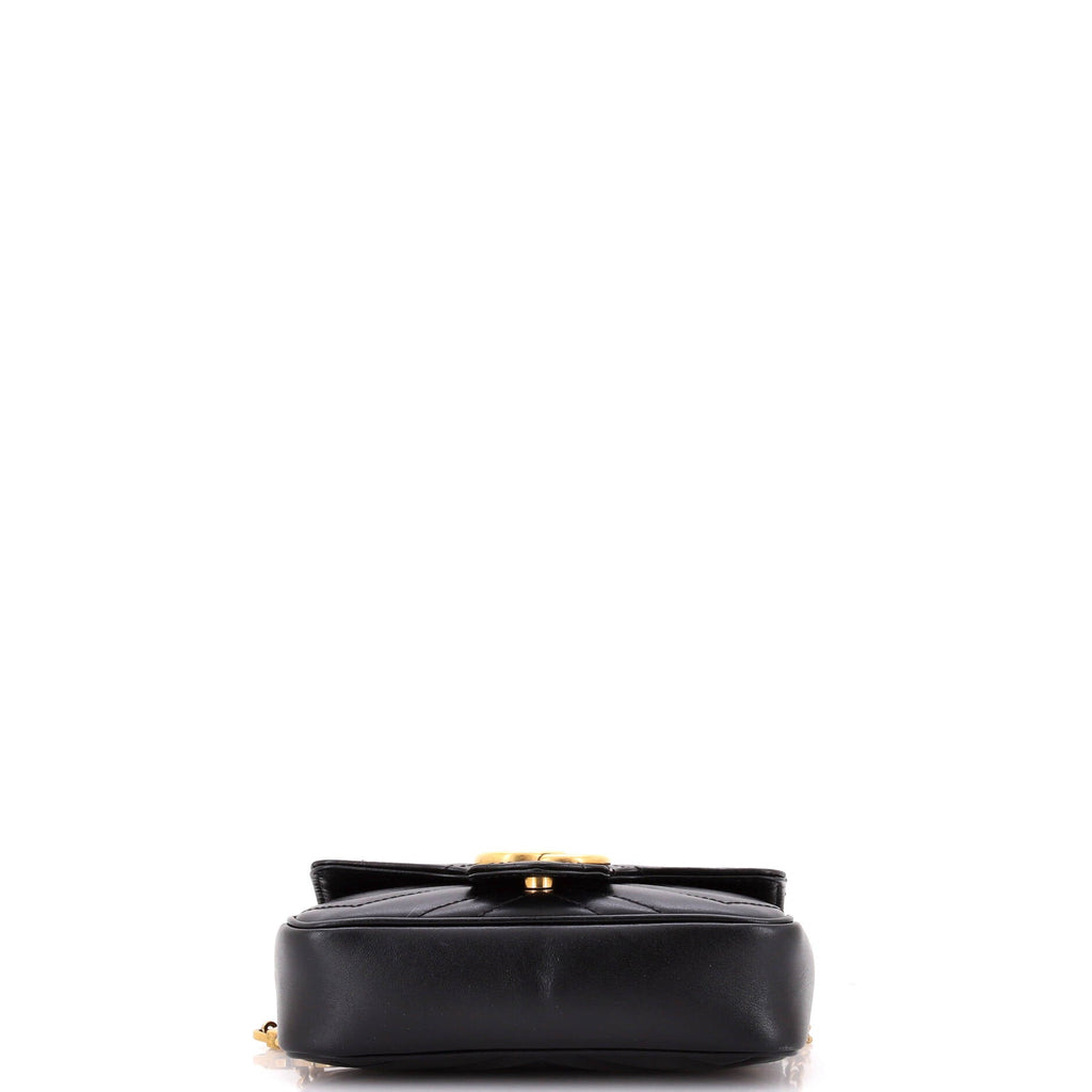 GG Marmont Flap Bag Matelasse Leather Super Mini