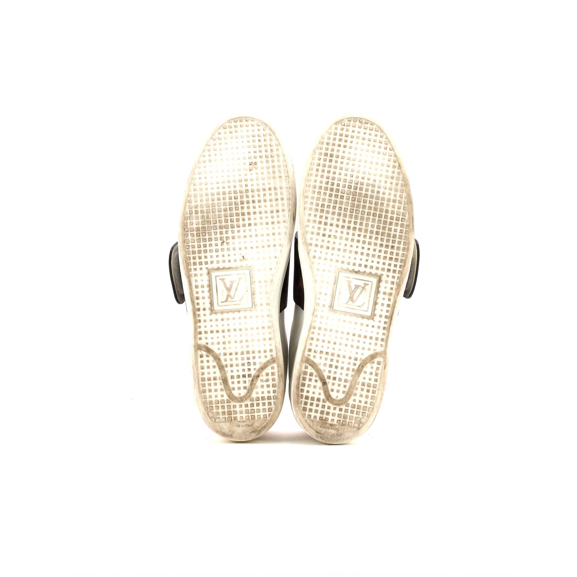 Women's FrontRow Velcro Sneakers Leather with Damier