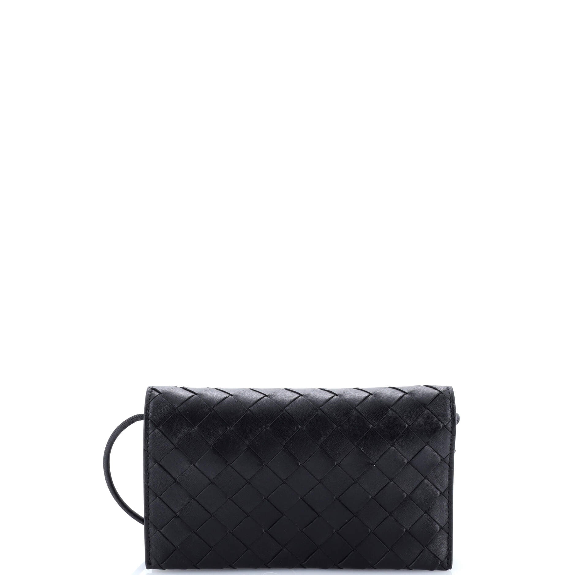 Wallet on Strap Intrecciato Nappa Mini