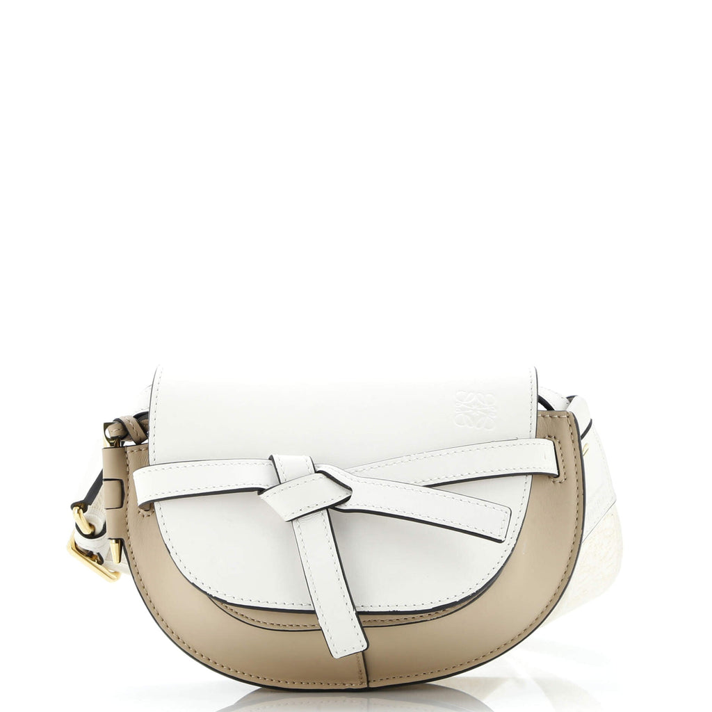 Gate Dual Shoulder Bag Leather Mini