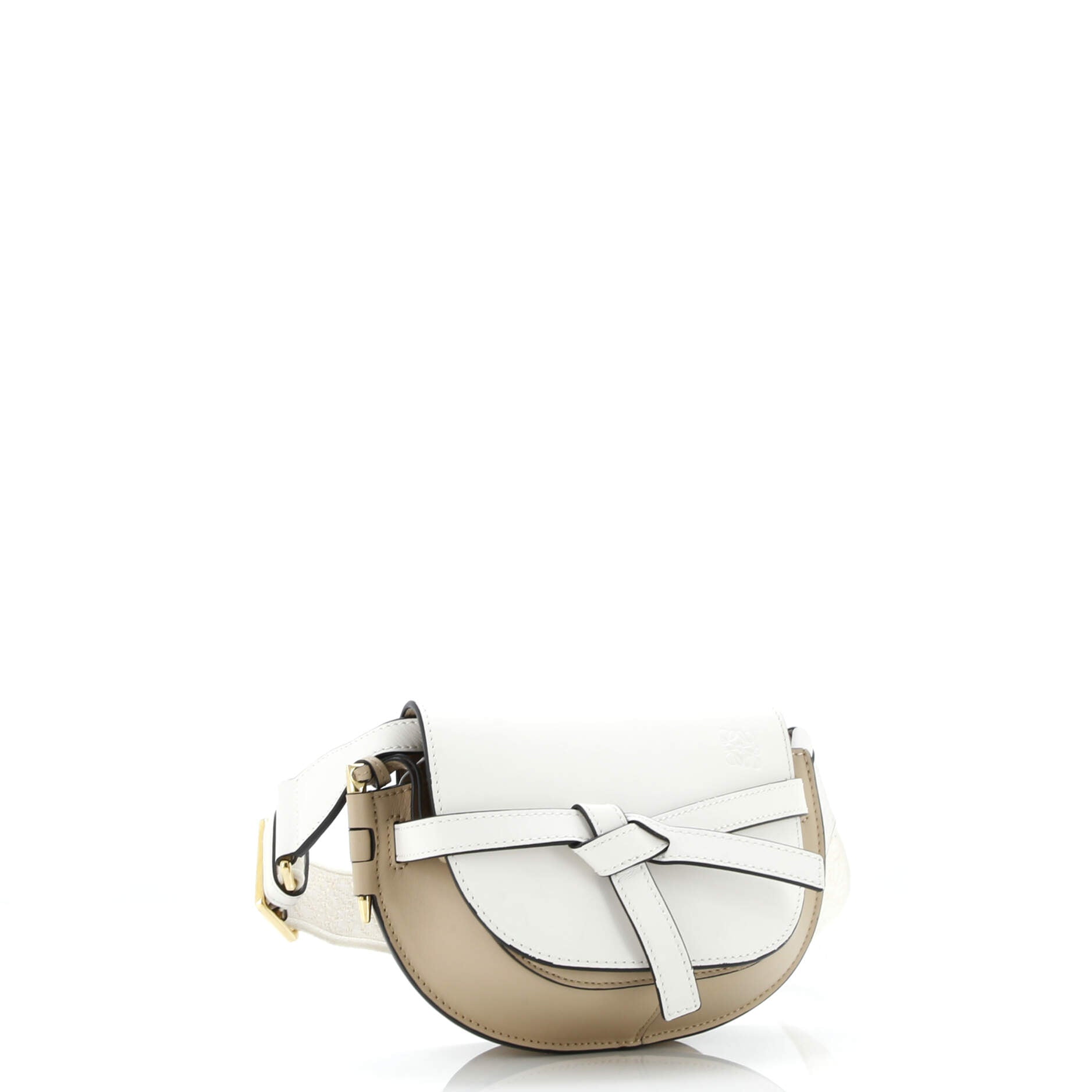 Gate Dual Shoulder Bag Leather Mini