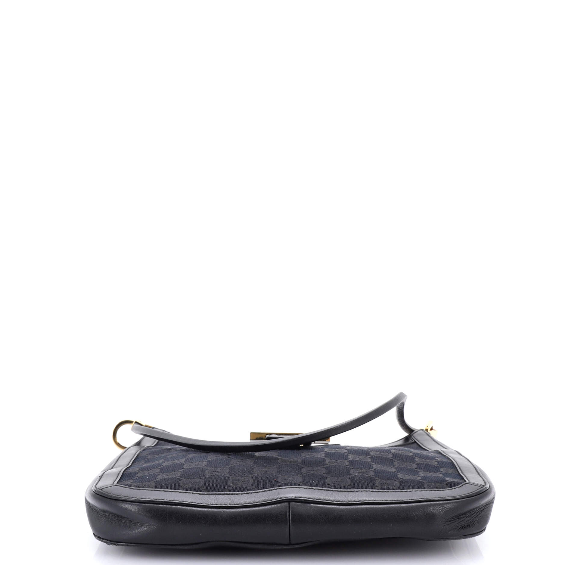 Vintage G Hobo GG Canvas and Leather