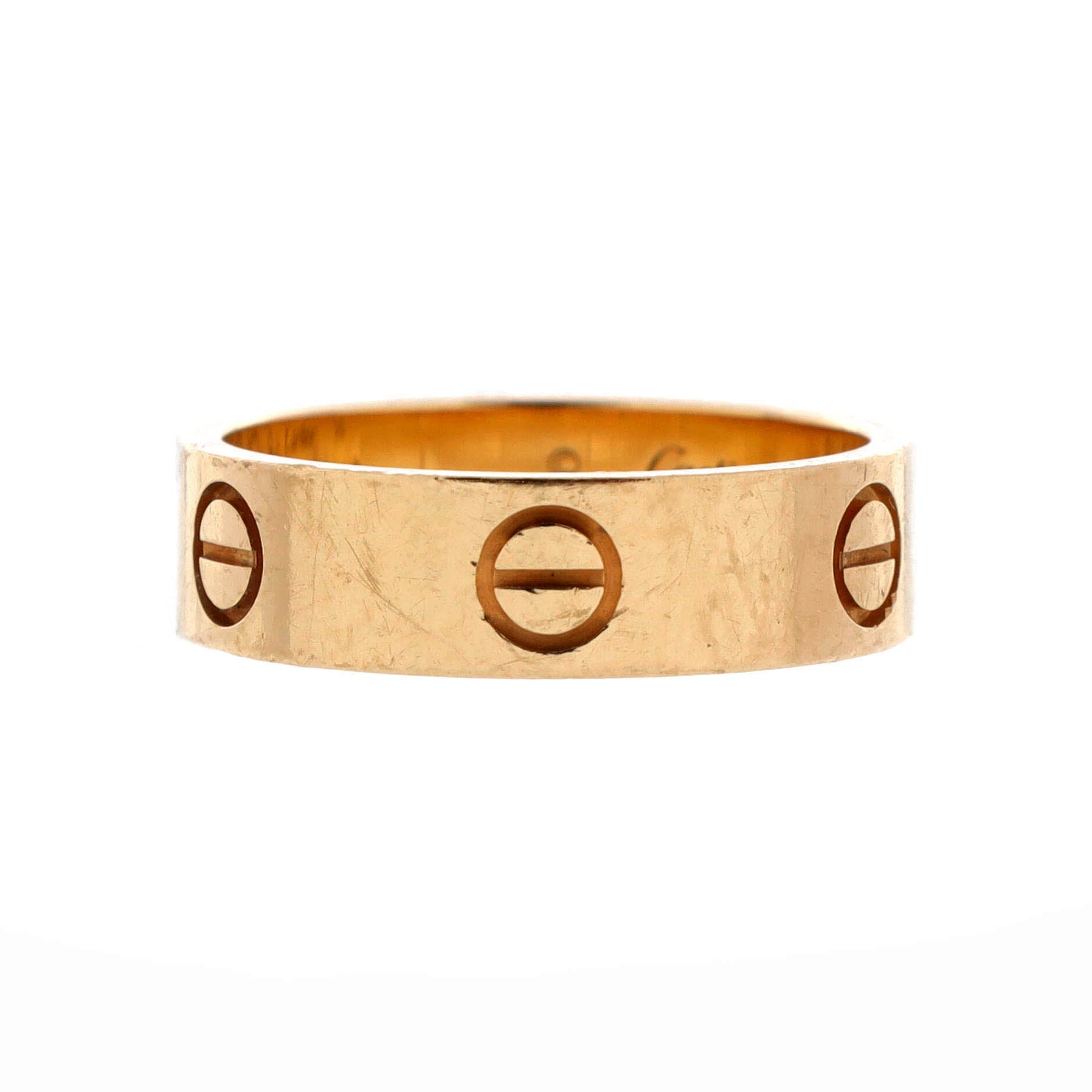 Love Band Ring 18K Yellow Gold