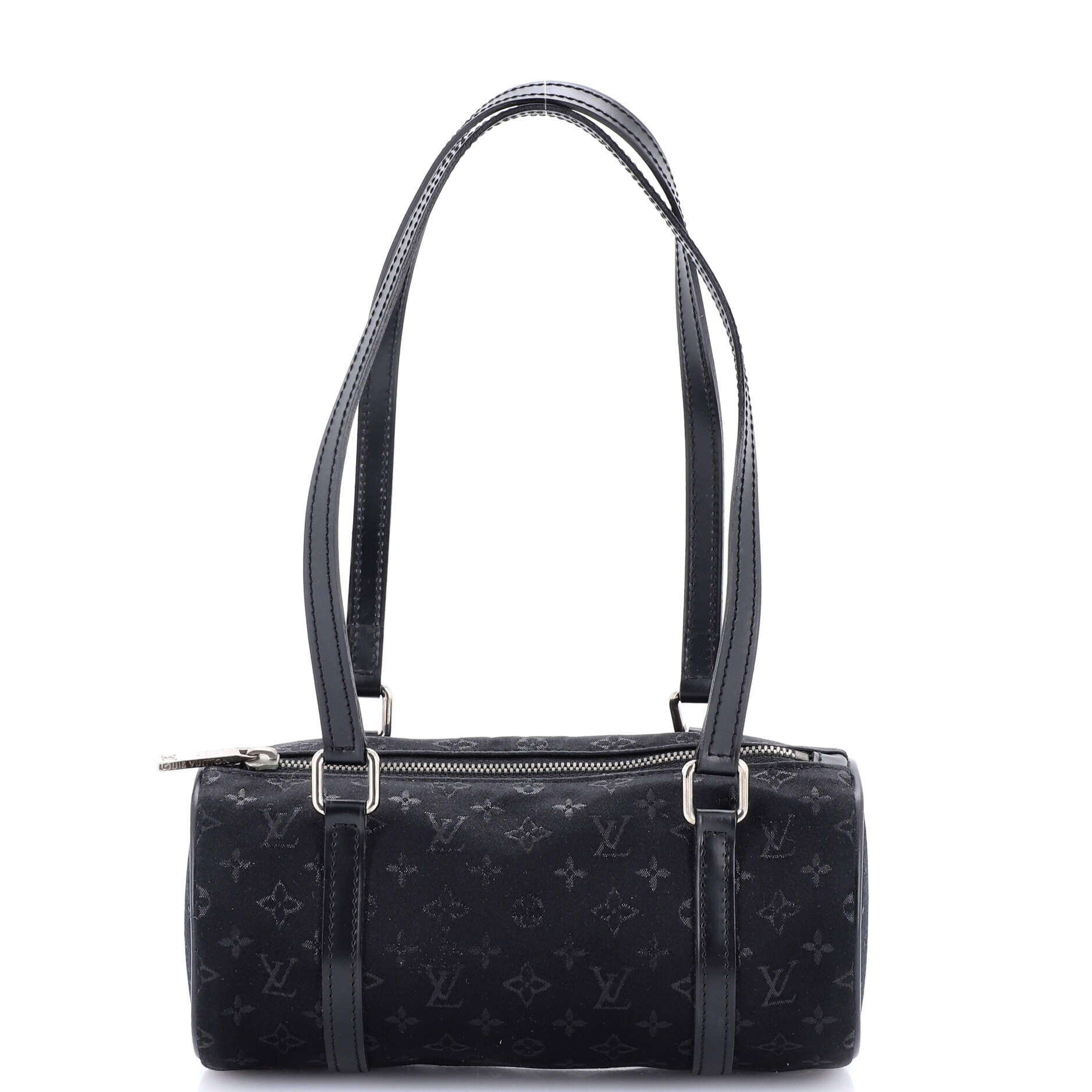 Papillon Handbag Monogram Satin Mini