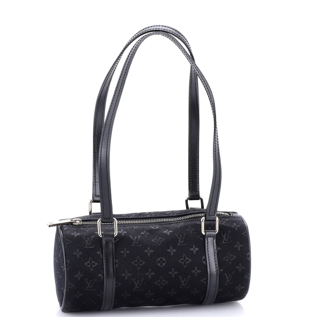 Papillon Handbag Monogram Satin Mini