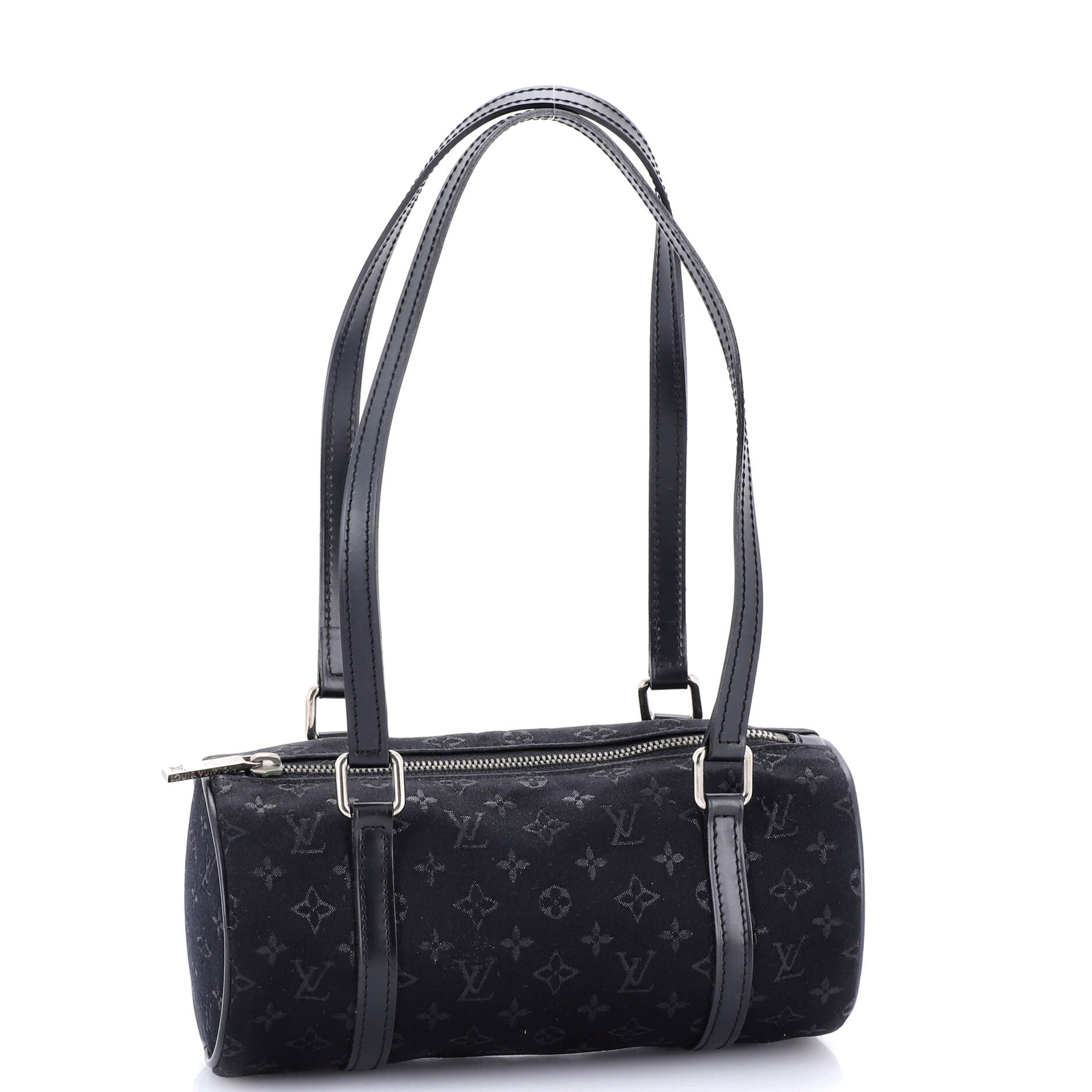 Papillon Handbag Monogram Satin Mini