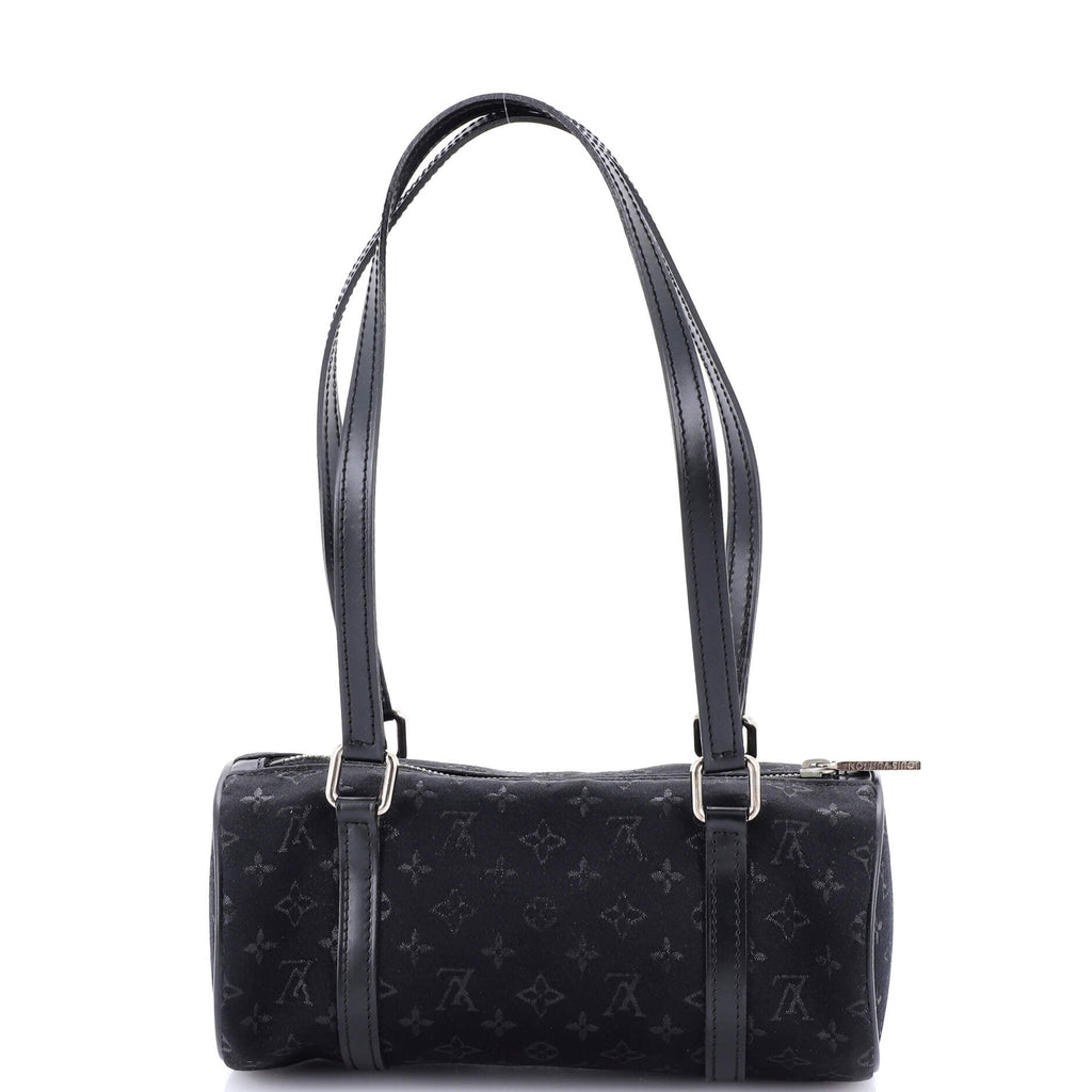 Papillon Handbag Monogram Satin Mini