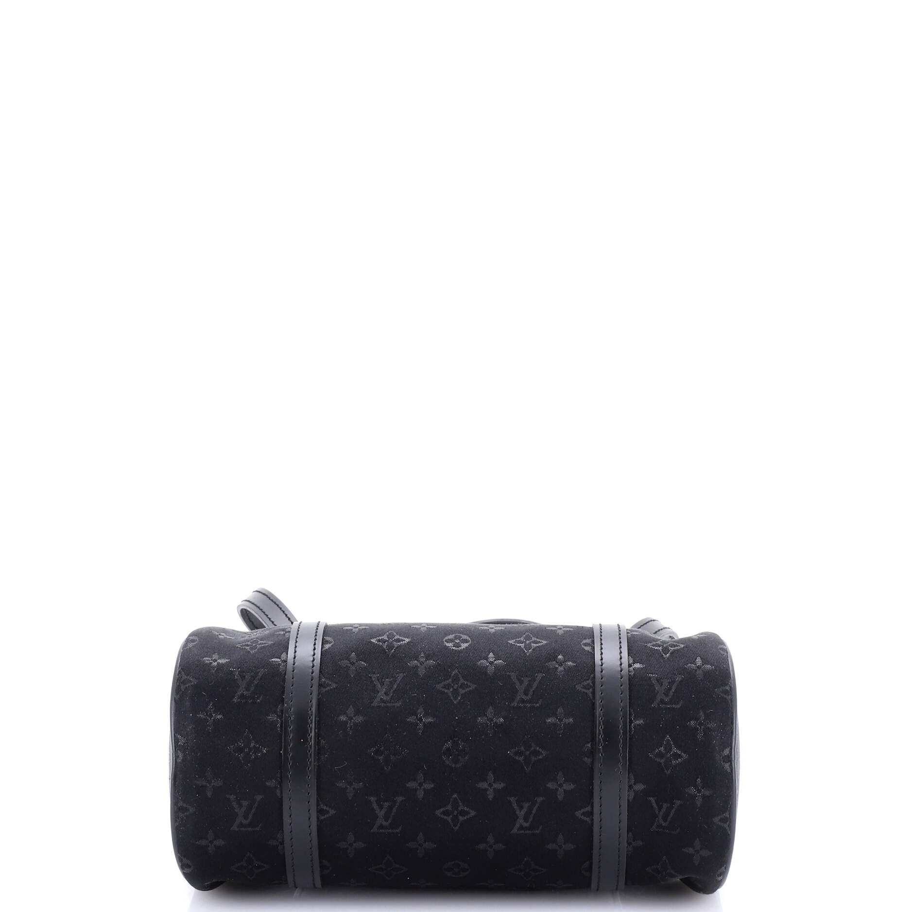 Papillon Handbag Monogram Satin Mini