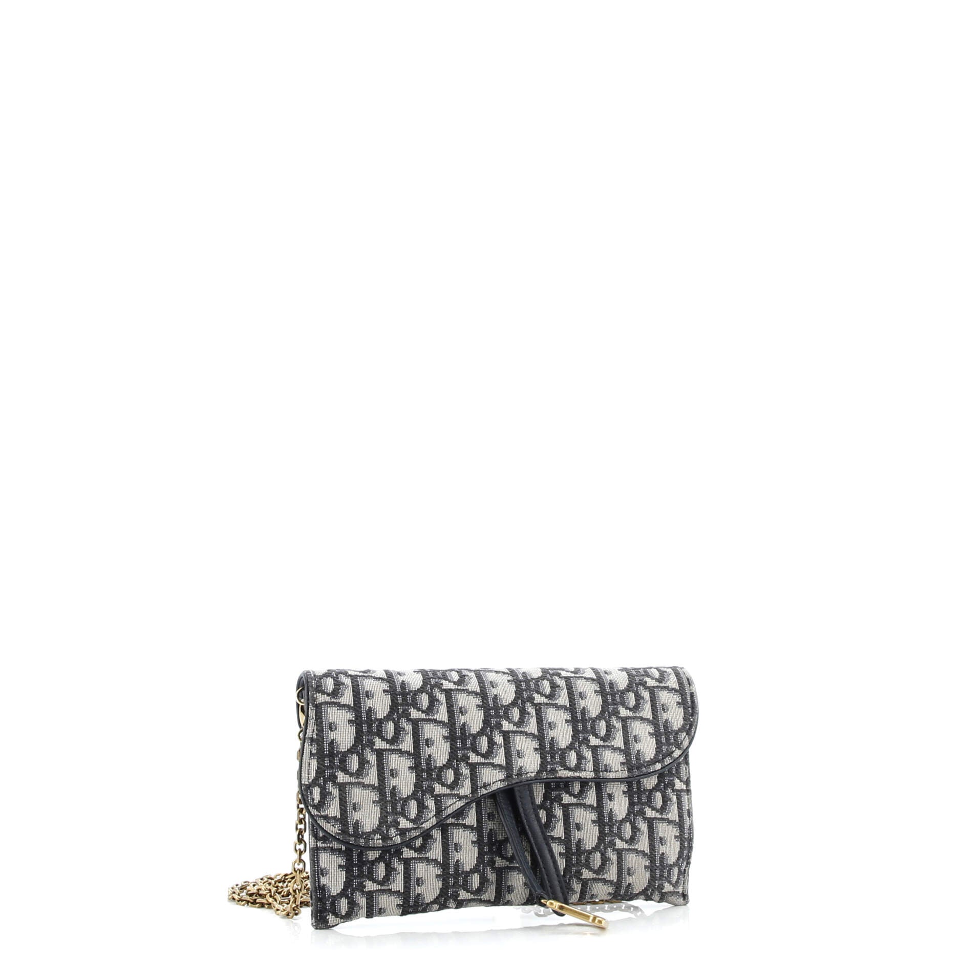 Saddle Chain Wallet Oblique Canvas